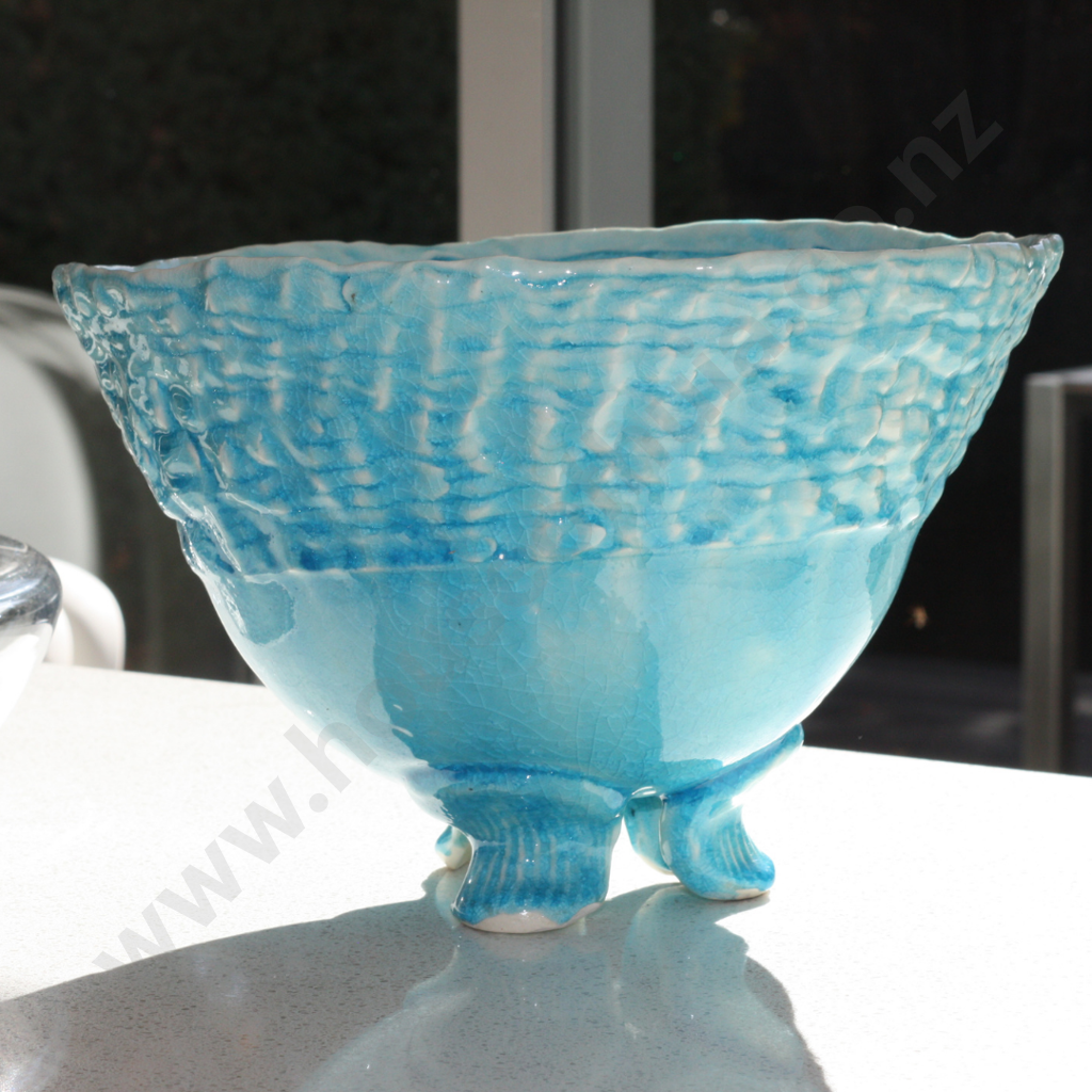 Decorative Christine Boswijk Clay Blue Bowl Image 1++
