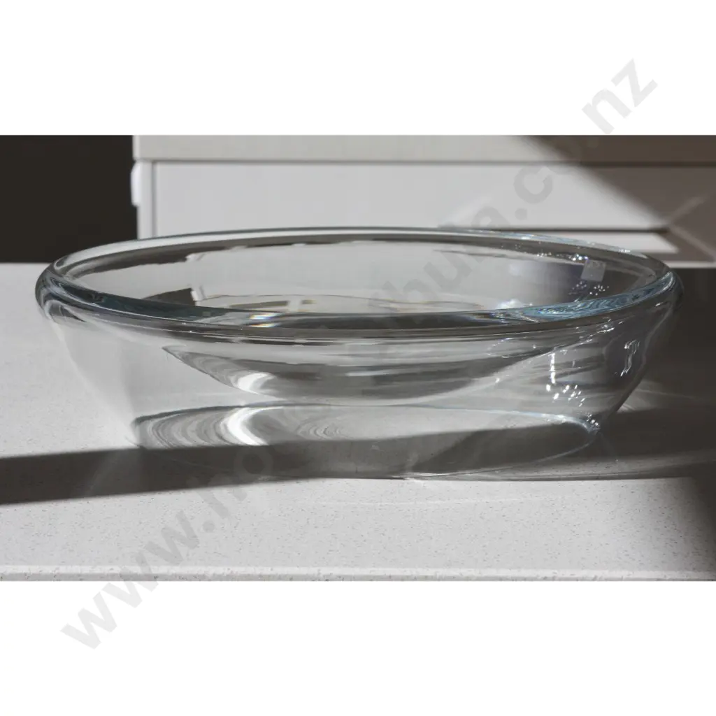 Decorative Curved Glass Bowl Image 1++