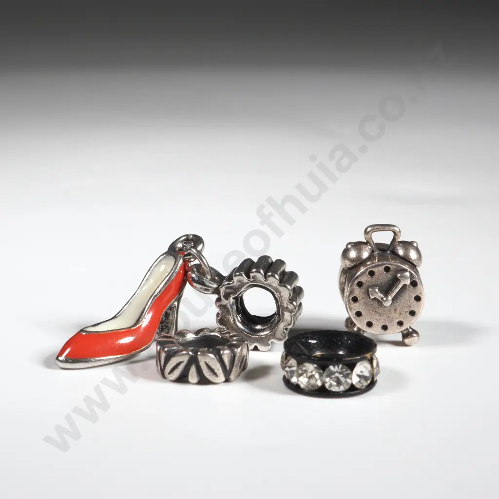 Four Sterling Silver Pandora Charms Image 1++