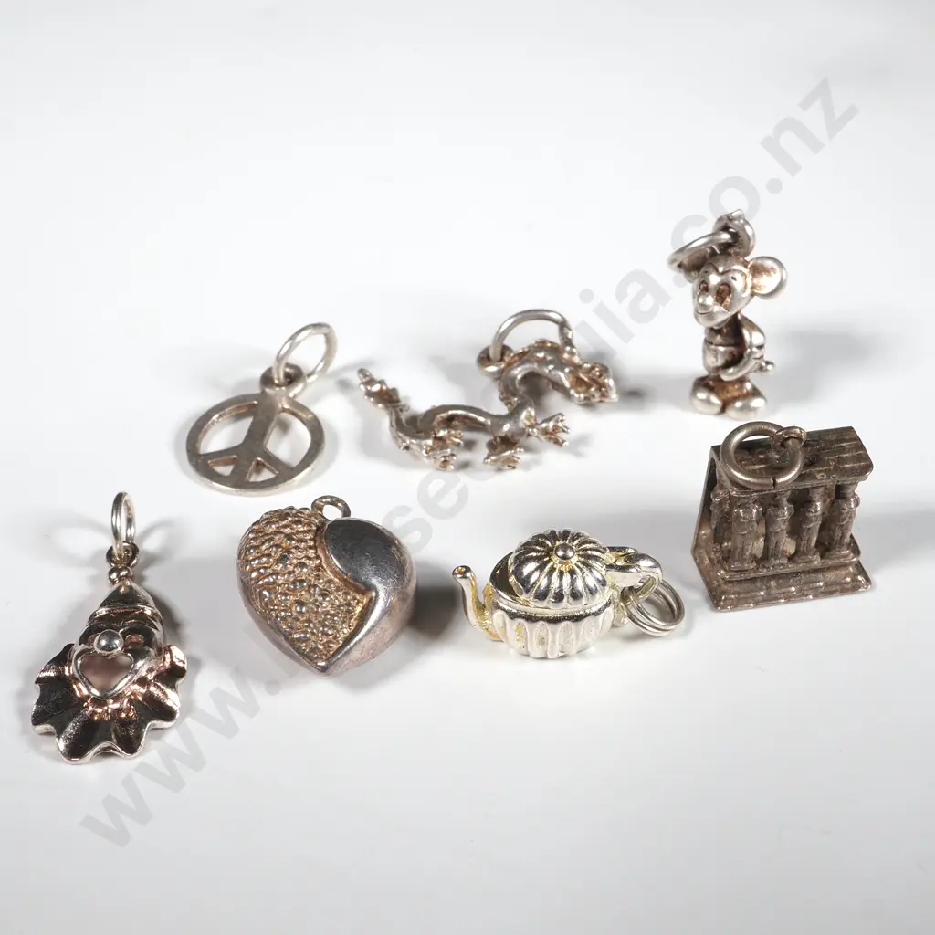 Five Sterling Silver Charms Image 1++