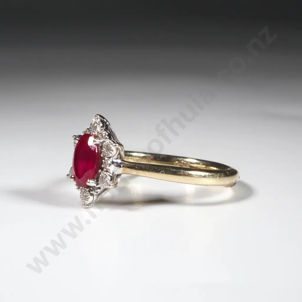 10ct Gold Diamond & Gem Michael Hill Ring Image 1++