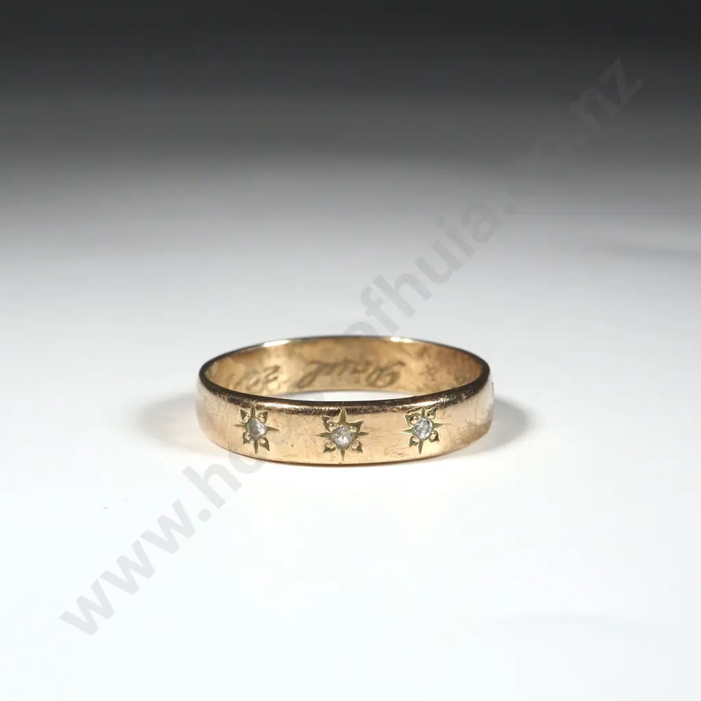 9ct Gold Gem Set Ring Image 1++