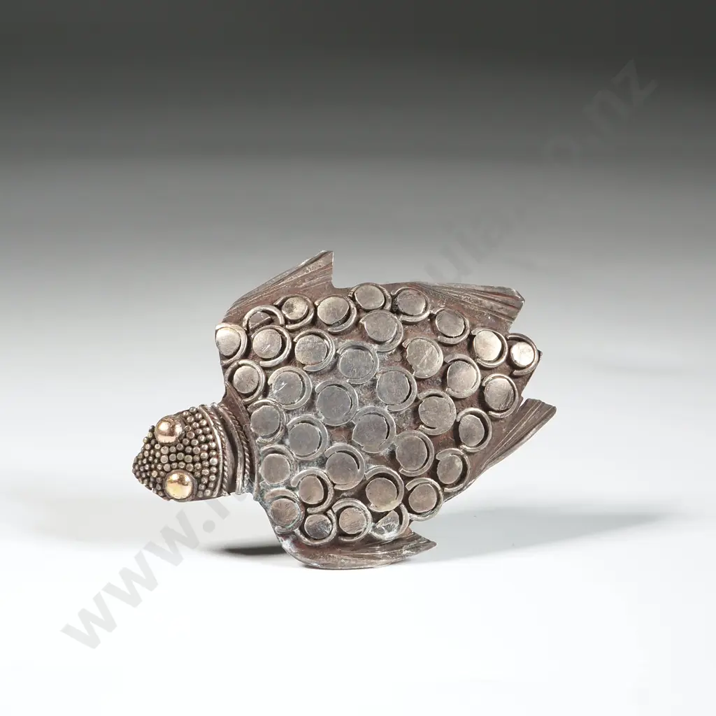 Sterling Silver Turtle Brooch Image 1++