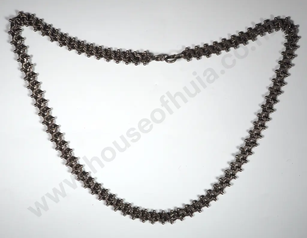 Decorative Sterling Silver Necklace Chain Image 1++