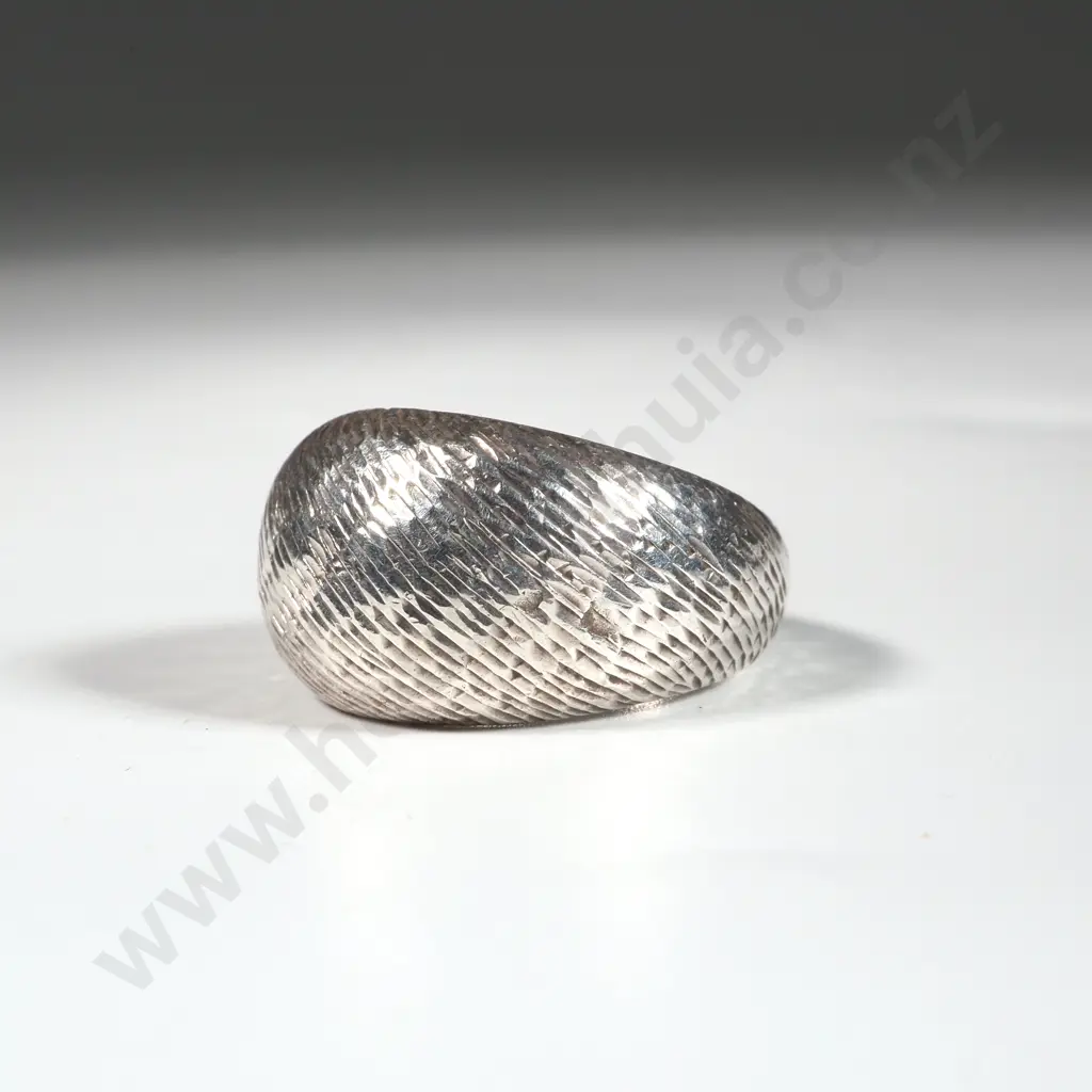 Sterling Silver Dome Ring  Image 1++