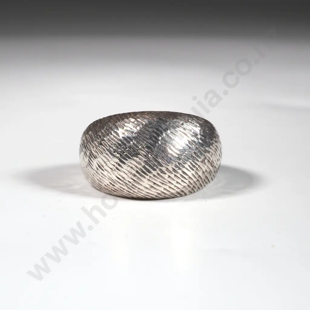 Sterling Silver Dome Ring  Image 1++