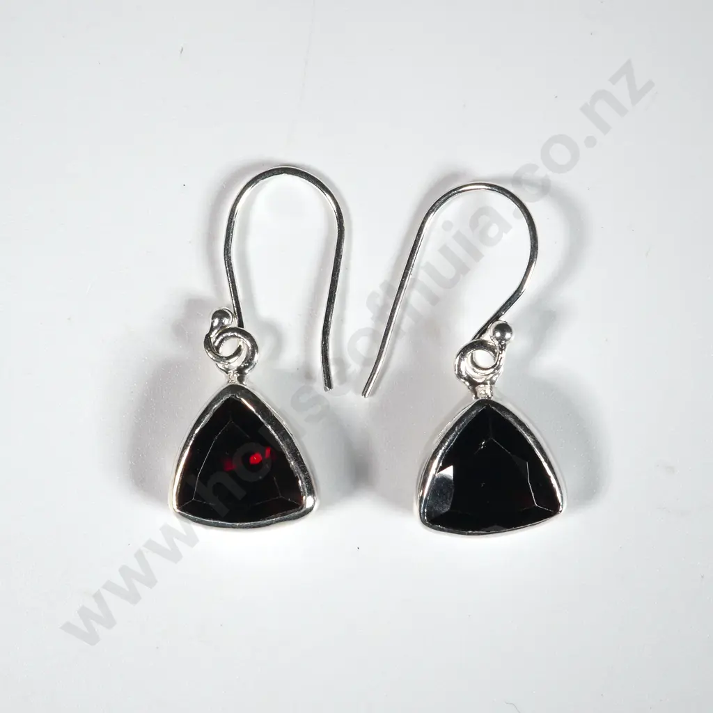 Sterling Silver & Smokey Topaz Earrings  Image 1++