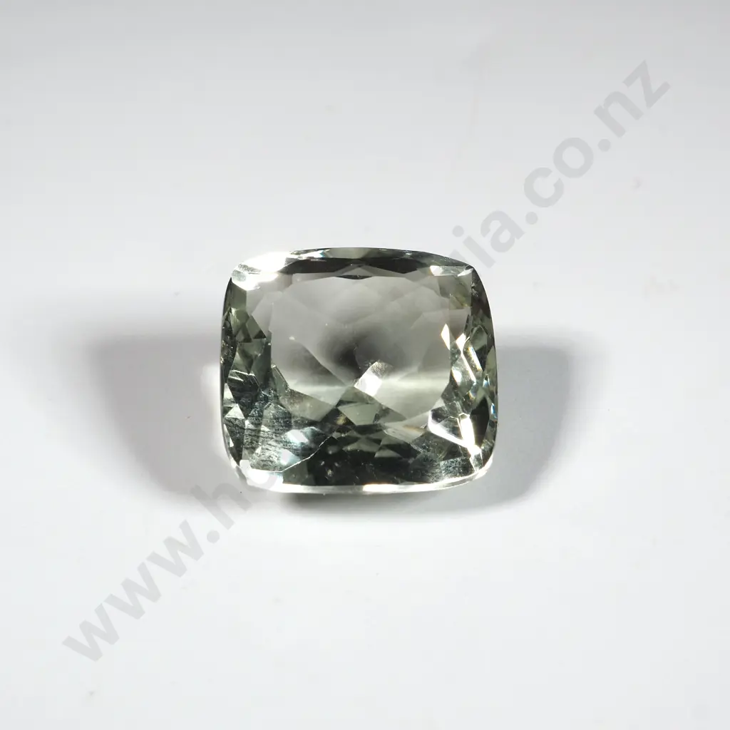 Loose Facetted Square  Green Amethyst Image 1++