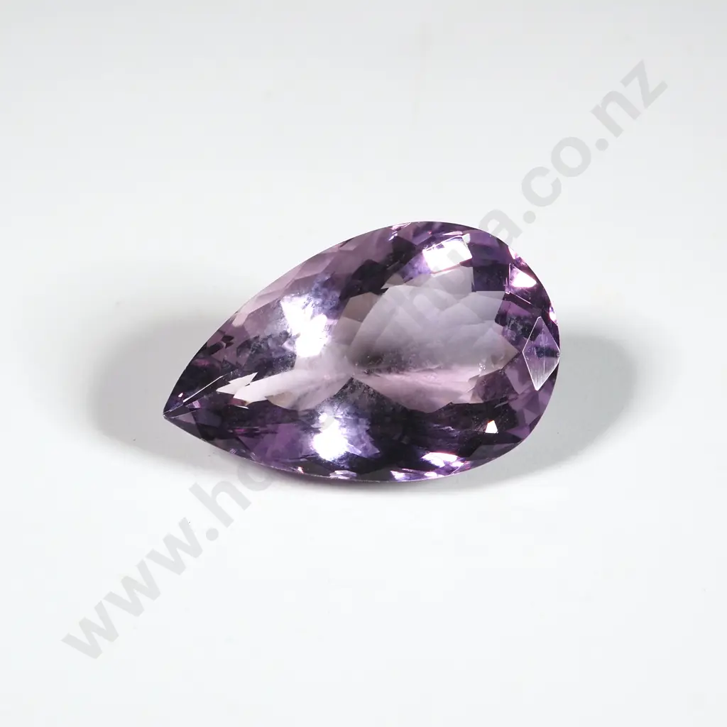 Loose Pear Shaped Facetted Amethyst Image 1++