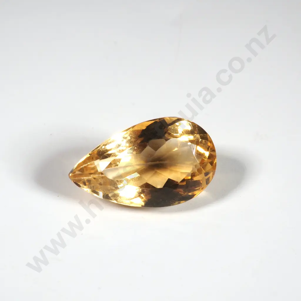 Loose Pear Shaped Facetted Citrine Image 1++