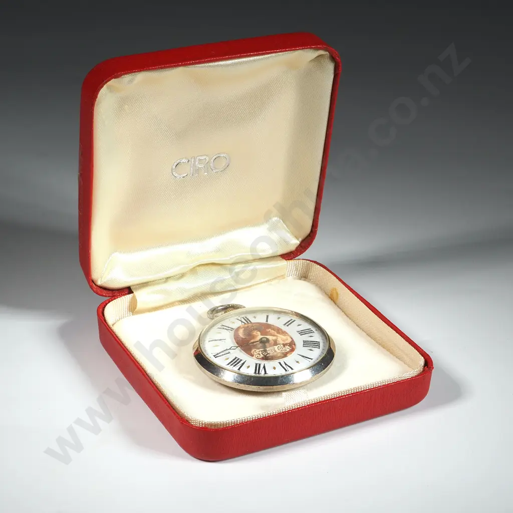 Vintage Pepsi Cola Swiss Made  Pocket Watch. Mechanical Wind Up Image 1++