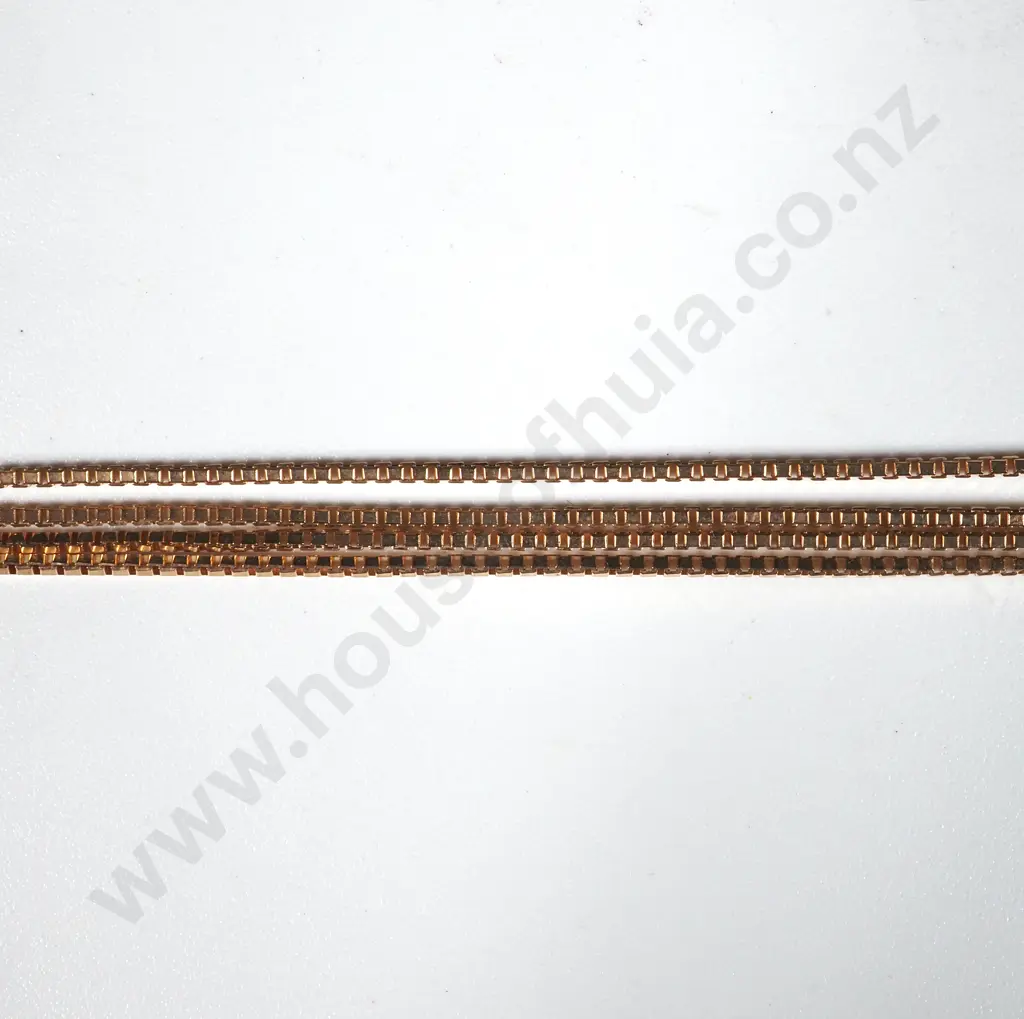 9ct Gold Box Link Chain Image 1++