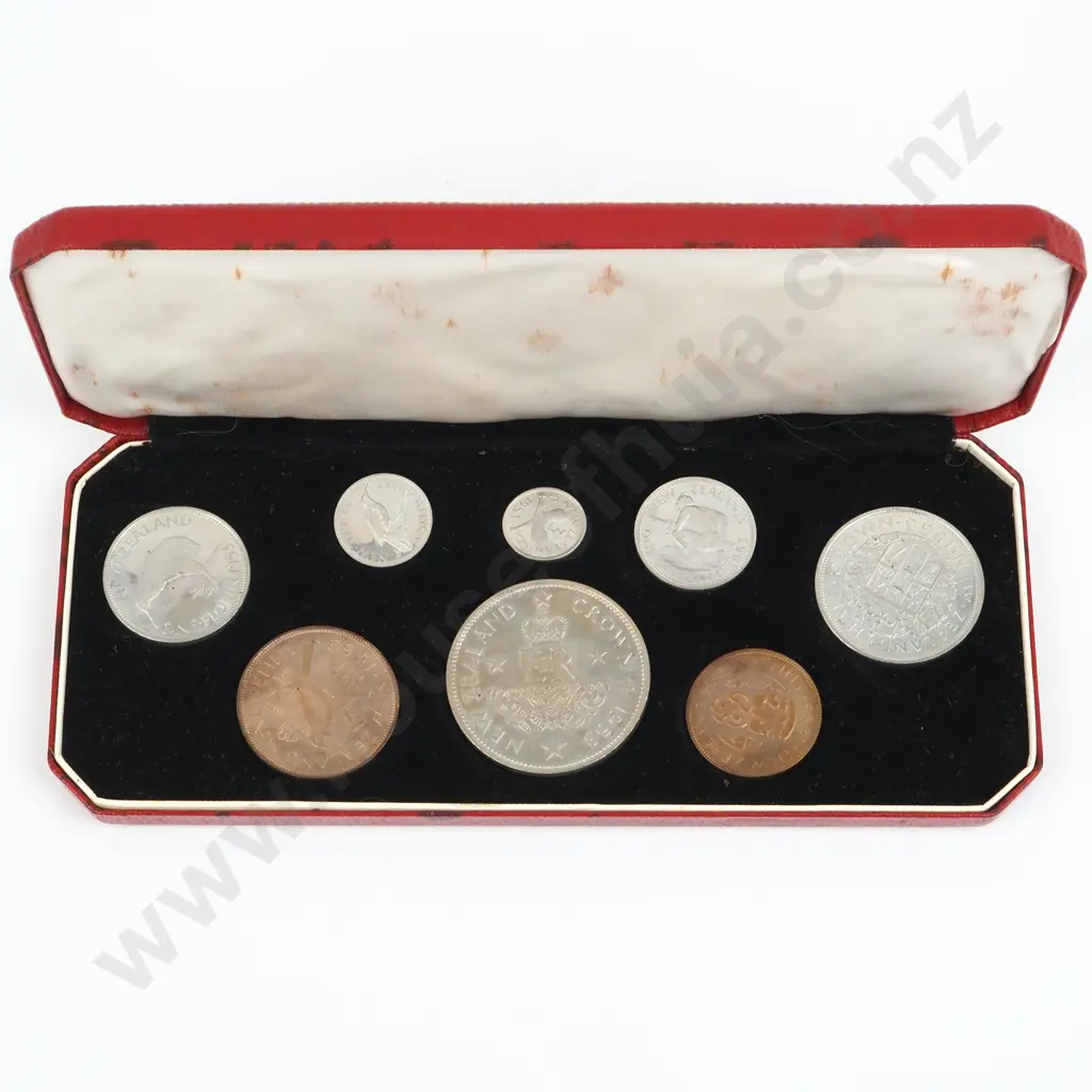 1953 New Zealand Proof Set - Nice Toning Image 1++