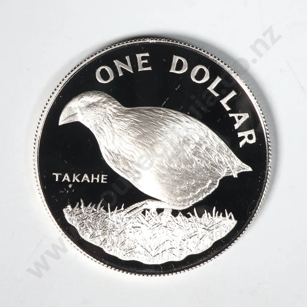 1982 New Zealand Silver Proof Coin  Image 1++
