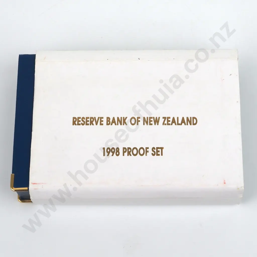 1998 New Zealand Proof Coin Set w Silver Dollar  Image 1++