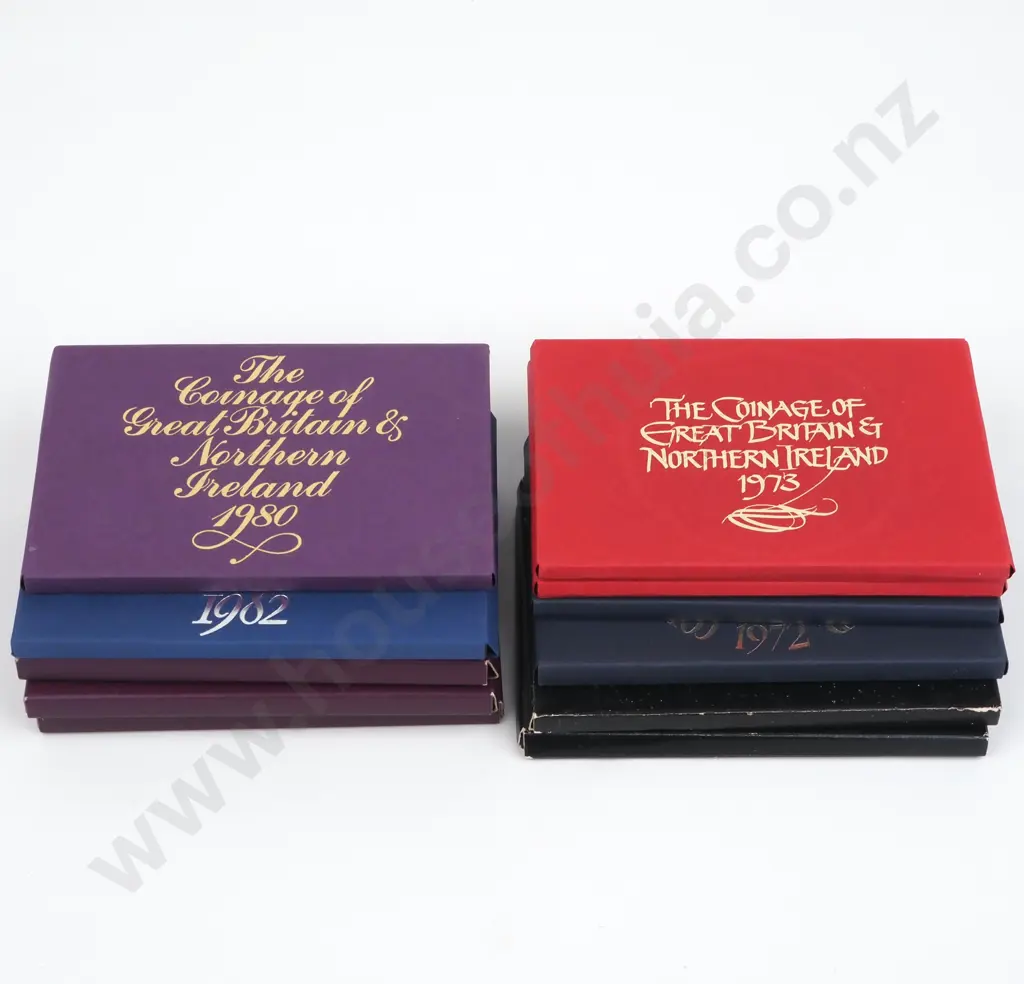 Assorted Lot of 11 United Kingdom Proof Sets 1970-1982 Image 1++