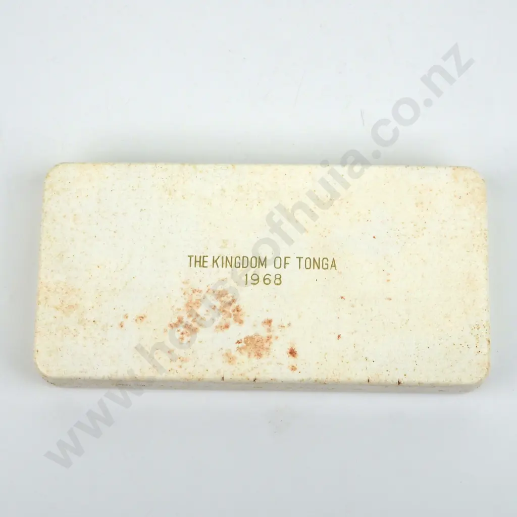 Cased 1968 Tonga Proof 8 Coin Set Image 1++