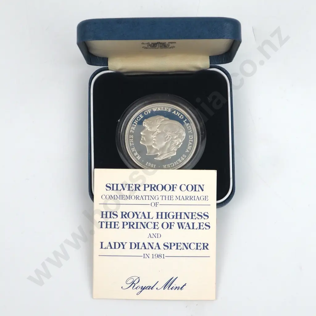1981 Sterling Silver Royal Wedding Proof Coin  Image 1++