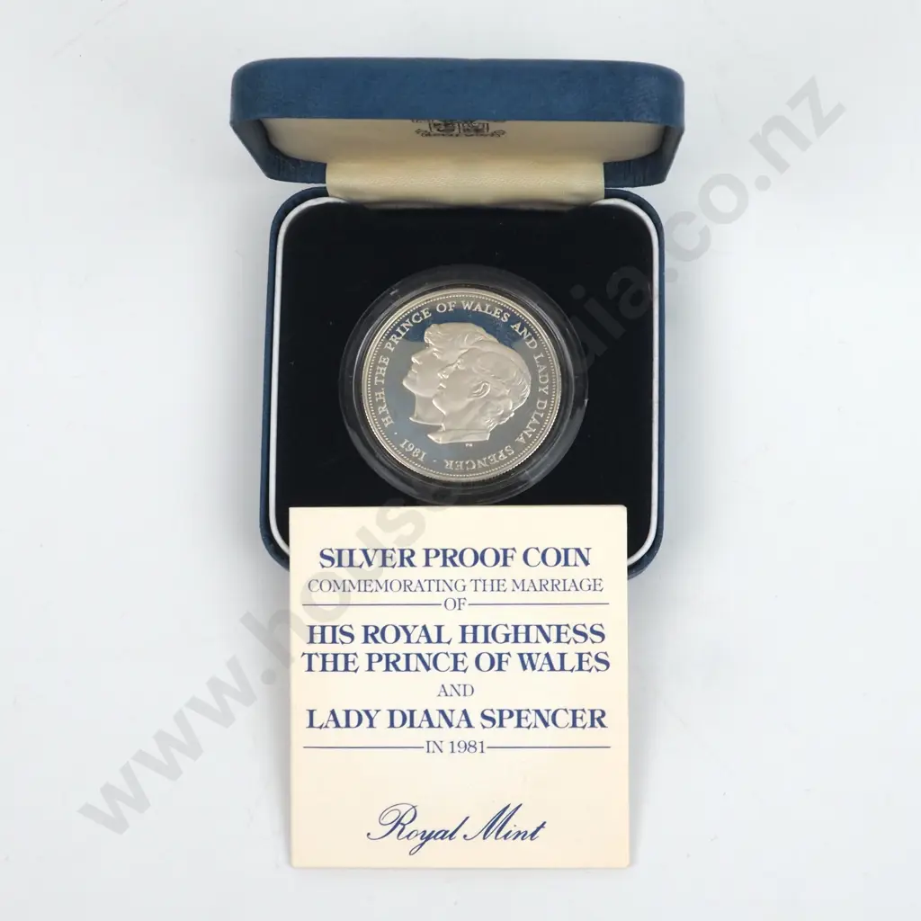 1981 Sterling Silver Royal Wedding Proof Coin  Image 1++