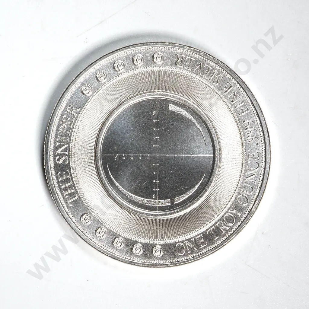 The Sniper 1 Ounce Fine Silver Coin Image 1++