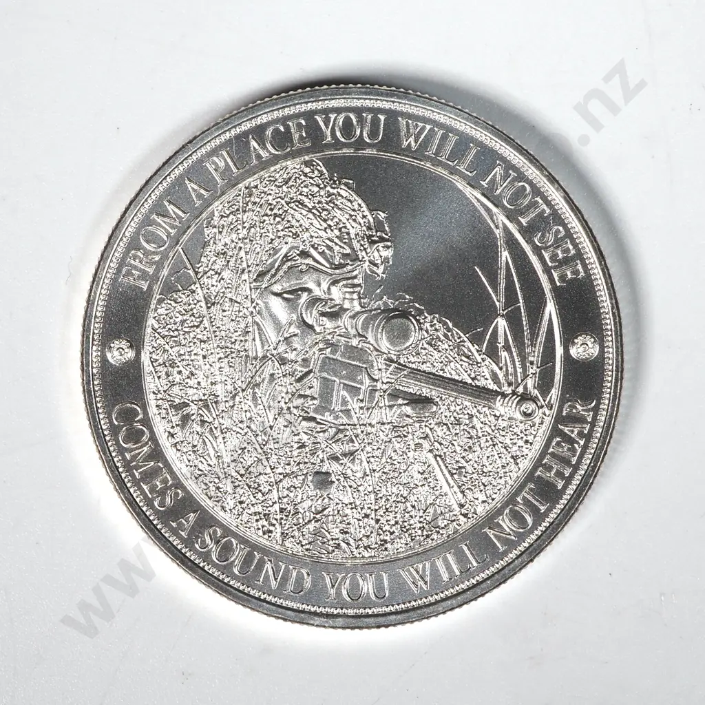 The Sniper 1 Ounce Fine Silver Coin Image 1++