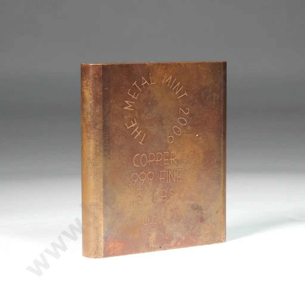 Metal Mint 2009 Half Pound Copper Ingot  Image 1++