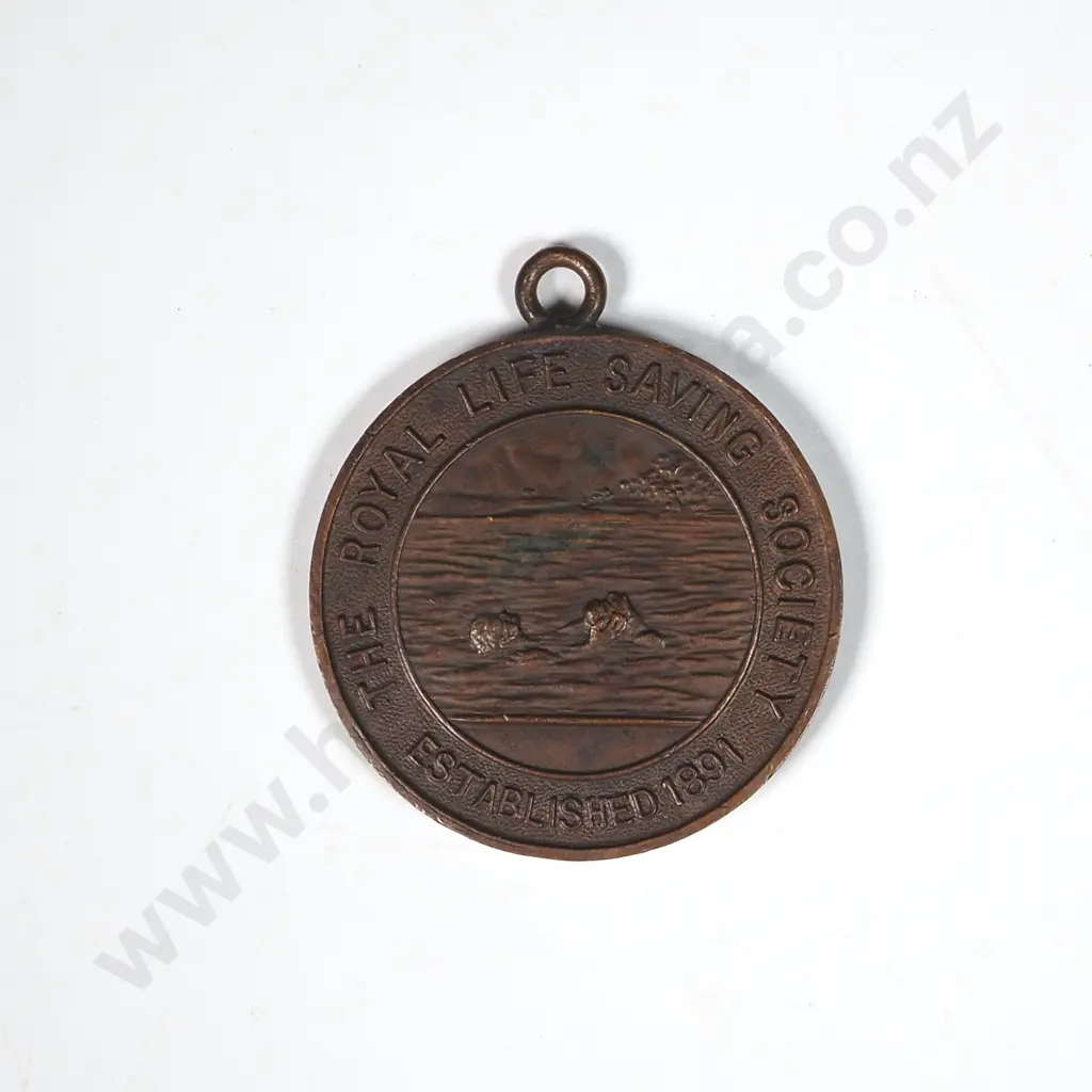 1917 Royal Life Saving Society Bronze Award to M Osborne Image 1++