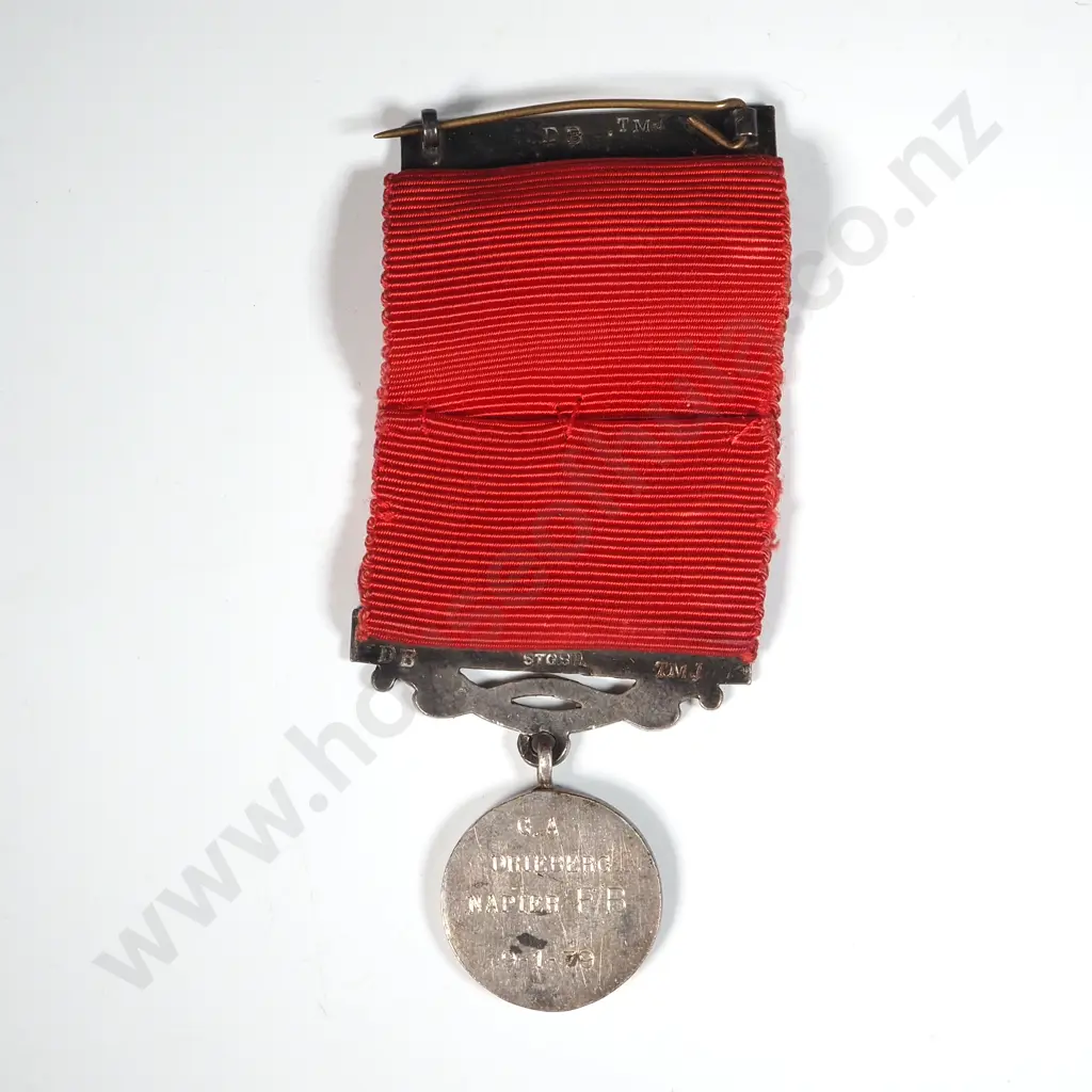 1979 Napier Fire Medal to G Drieberg Image 1++