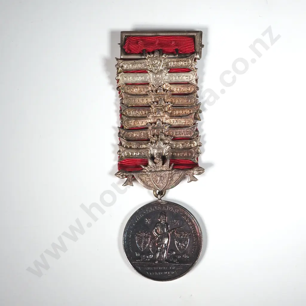 1959 Napier UFBA Medal to A Driberg w 9 Silver Two Year Bars Image 1++