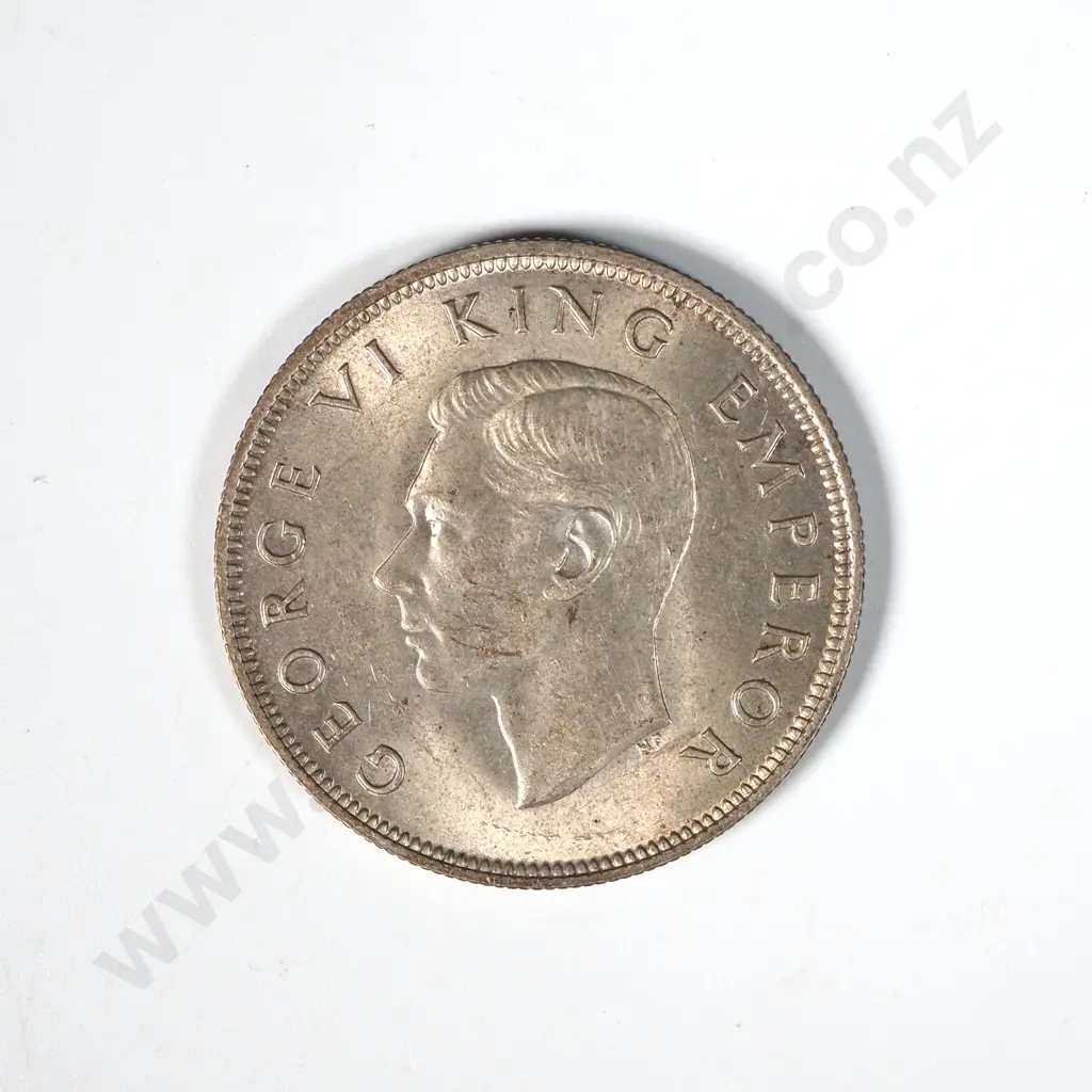 1940 New Zealand Waitangi Half Crown EF+ Image 1++