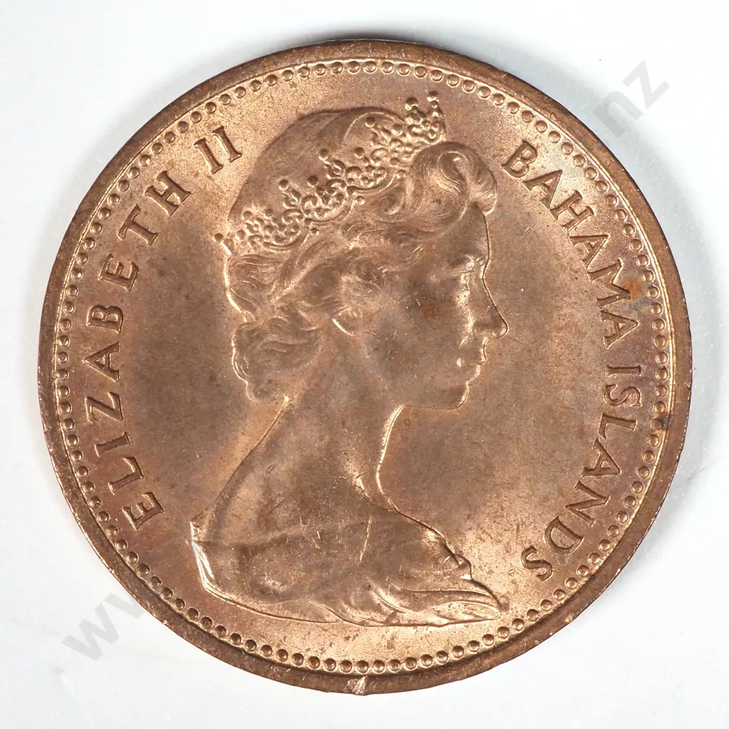 1967 ‘Bahamas Mule’ two cents, almost uncirculated, estimated C.V. $100 Image 1++