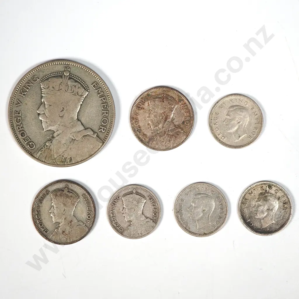 24.78 Grams of New Zealand 50% Silver Coinage  Image 1++