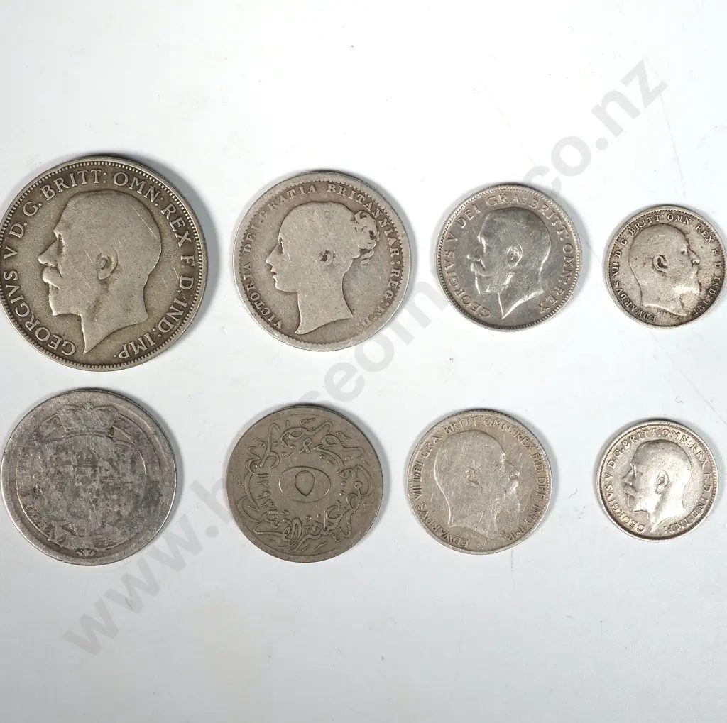 33.46 Grams of UK Sterling Silver Coinage  Image 1++