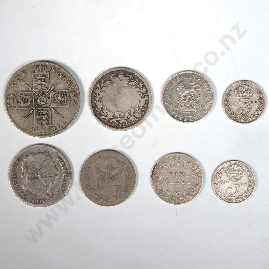 33.46 Grams of UK Sterling Silver Coinage  Image 1++