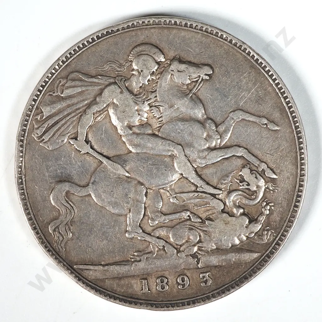 1893 United Kingdom Crown Image 1++