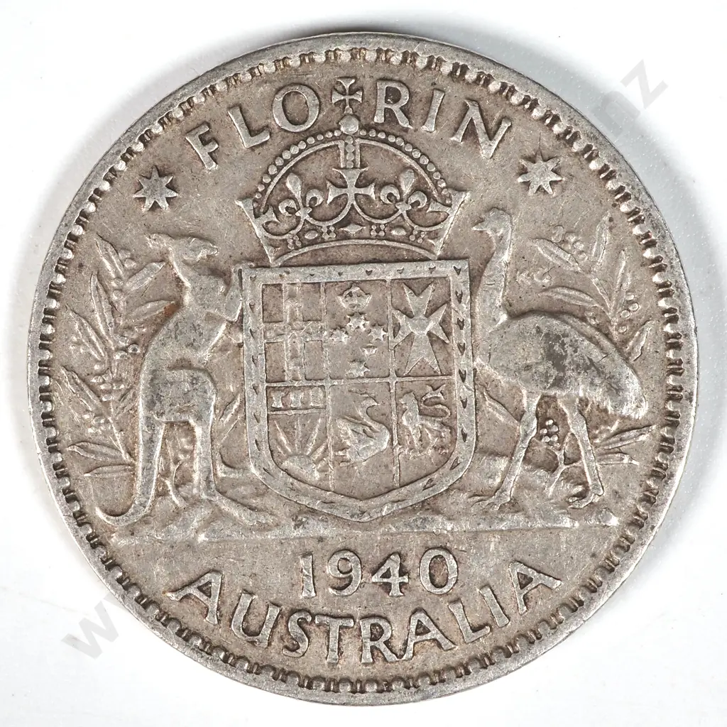 1940 Australia Florin Image 1++