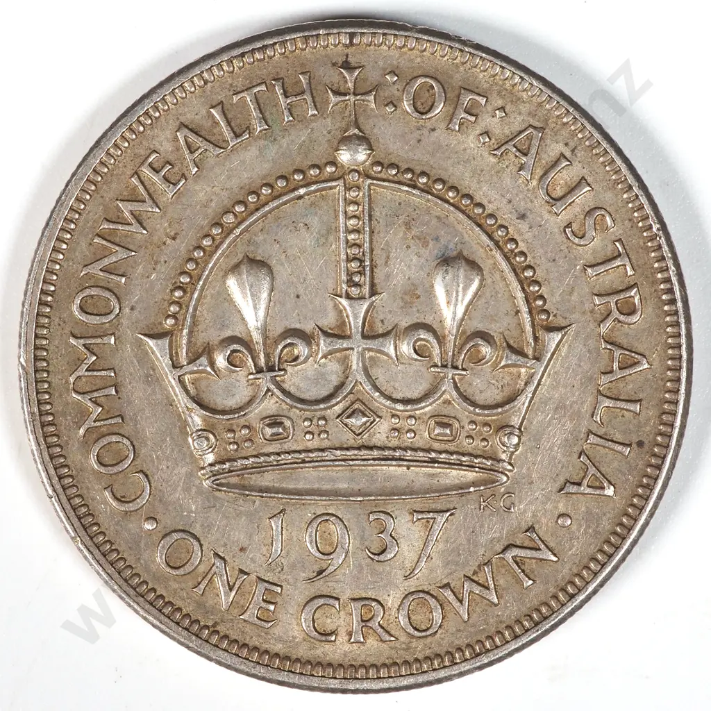 1937 Australia Crown  Image 1++