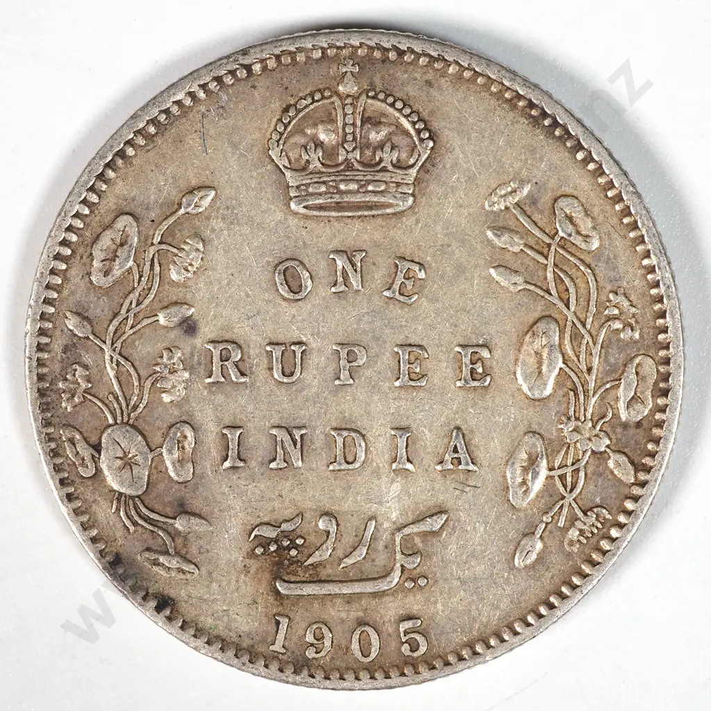 1905 India One Rupee Image 1++