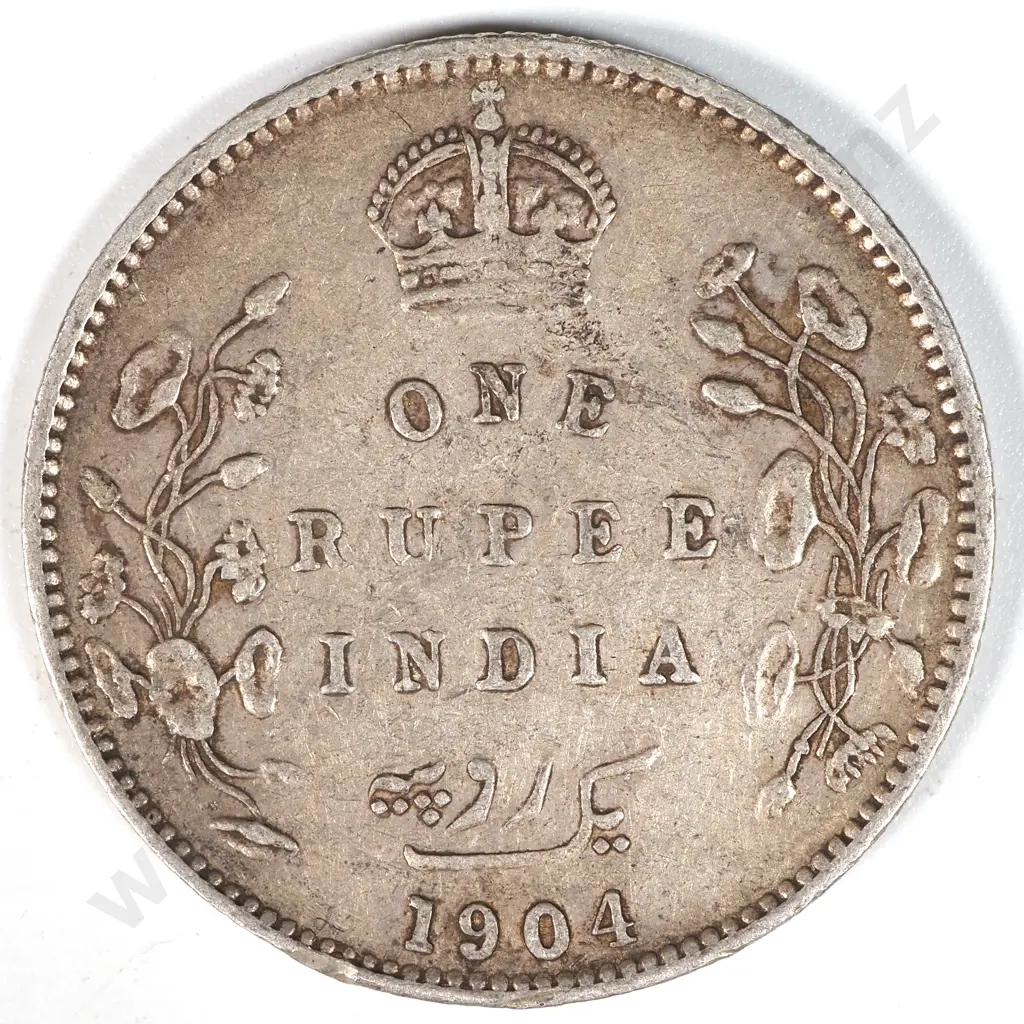 1904 India One Rupee Image 1++