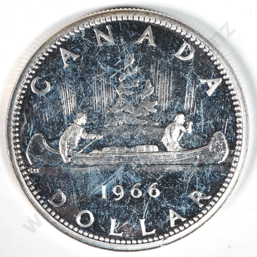 1966 Canada Silver One Dollar Proof Coin  Image 1++