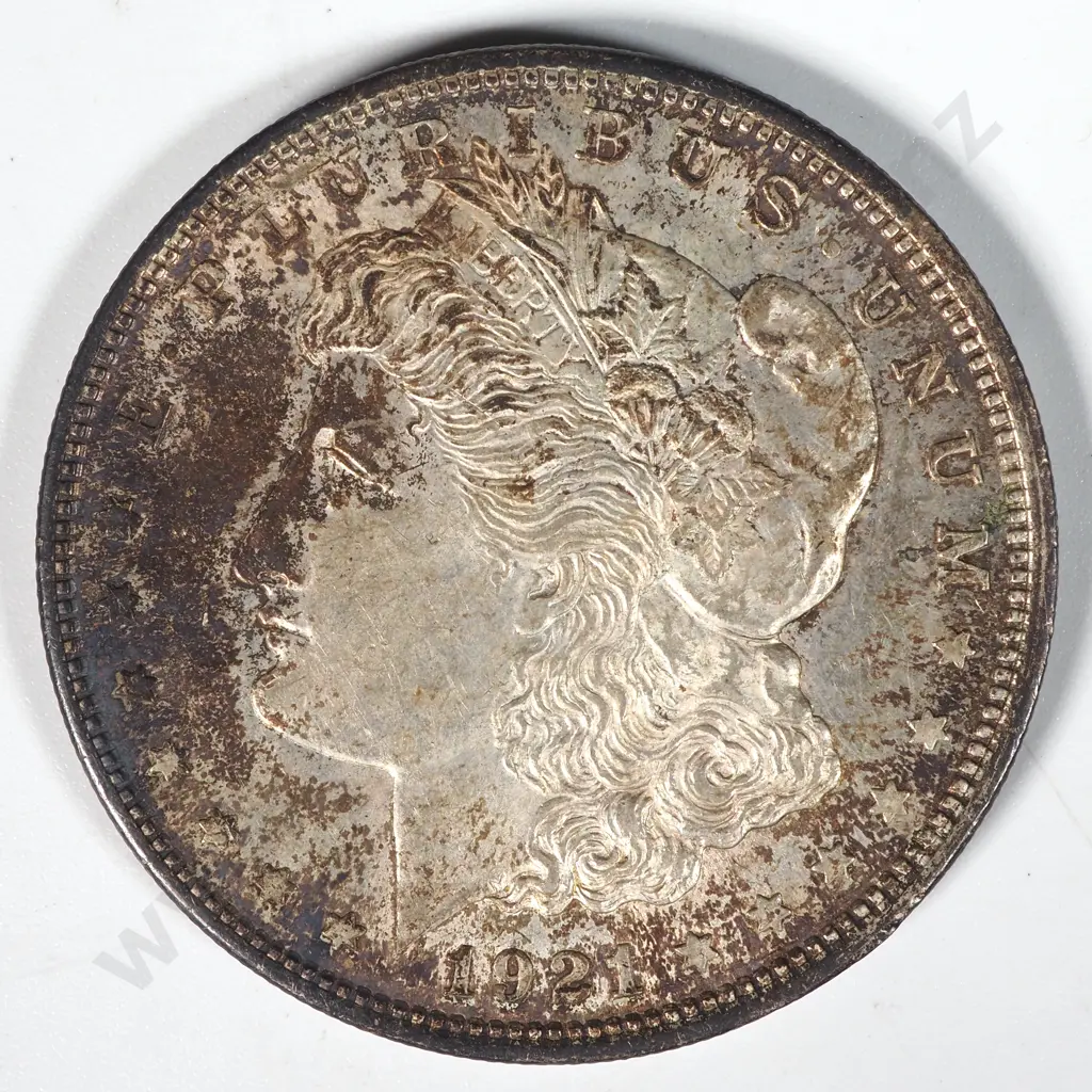 1921 United States of America Morgan Dollar UNC Image 1++