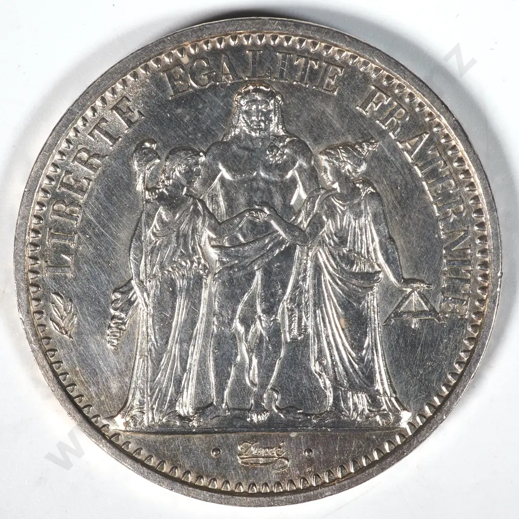 1965 France Ten Francs - 90% SIlver Image 1++