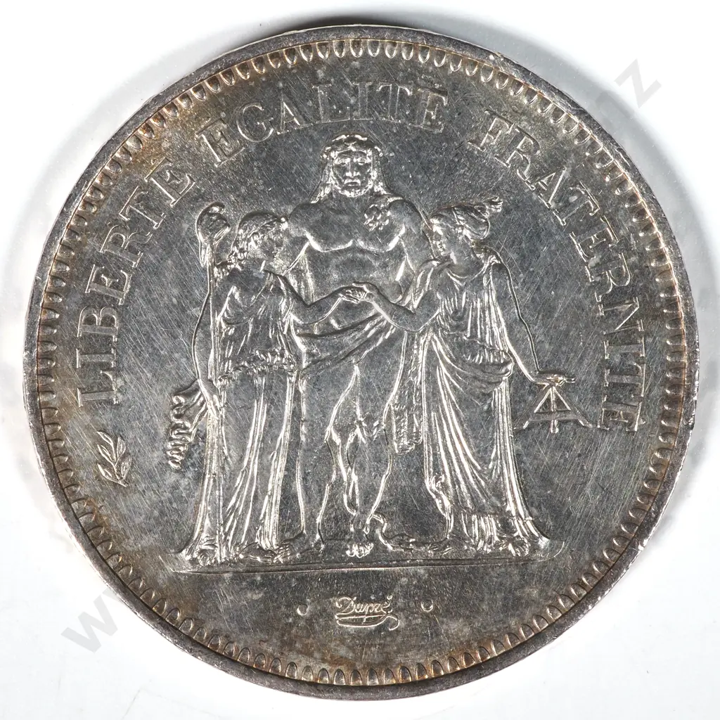 1978 France Fifty Francs - 90% SIlver Image 1++