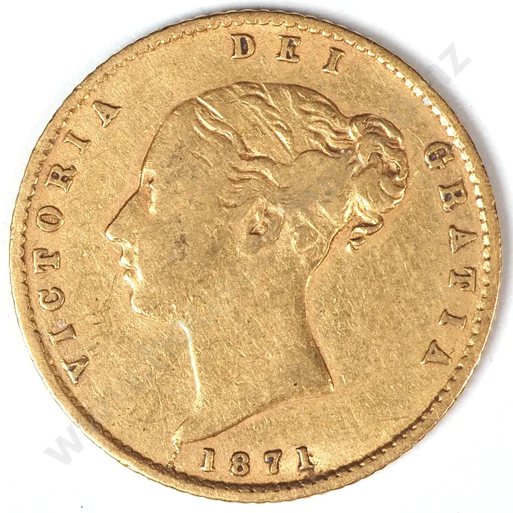 1871 Half Sovereign  Image 1++