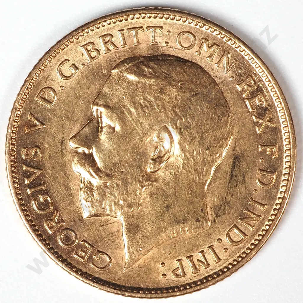1915 Melbourne Mint Half Sovereign Gold Coin Image 1++