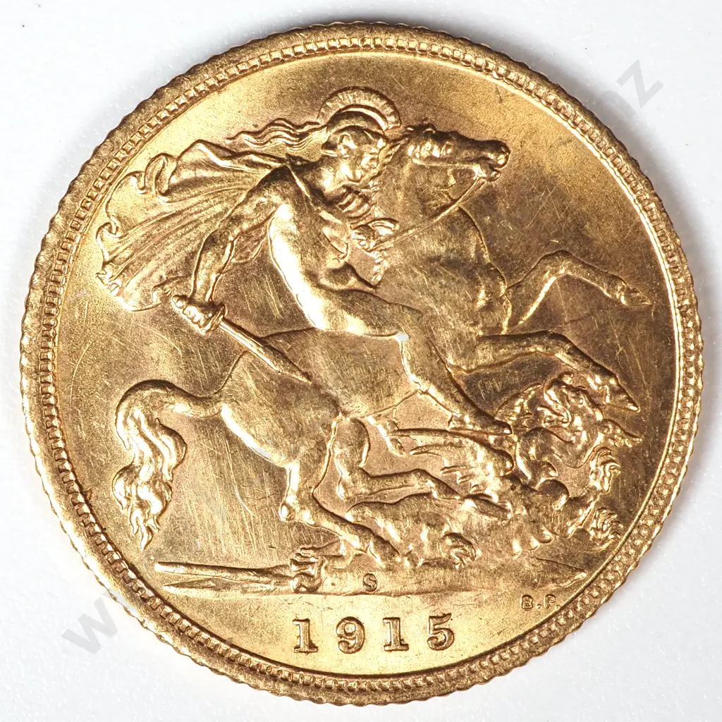 1915 Sydney Half Sovereign - AUNC Image 1++