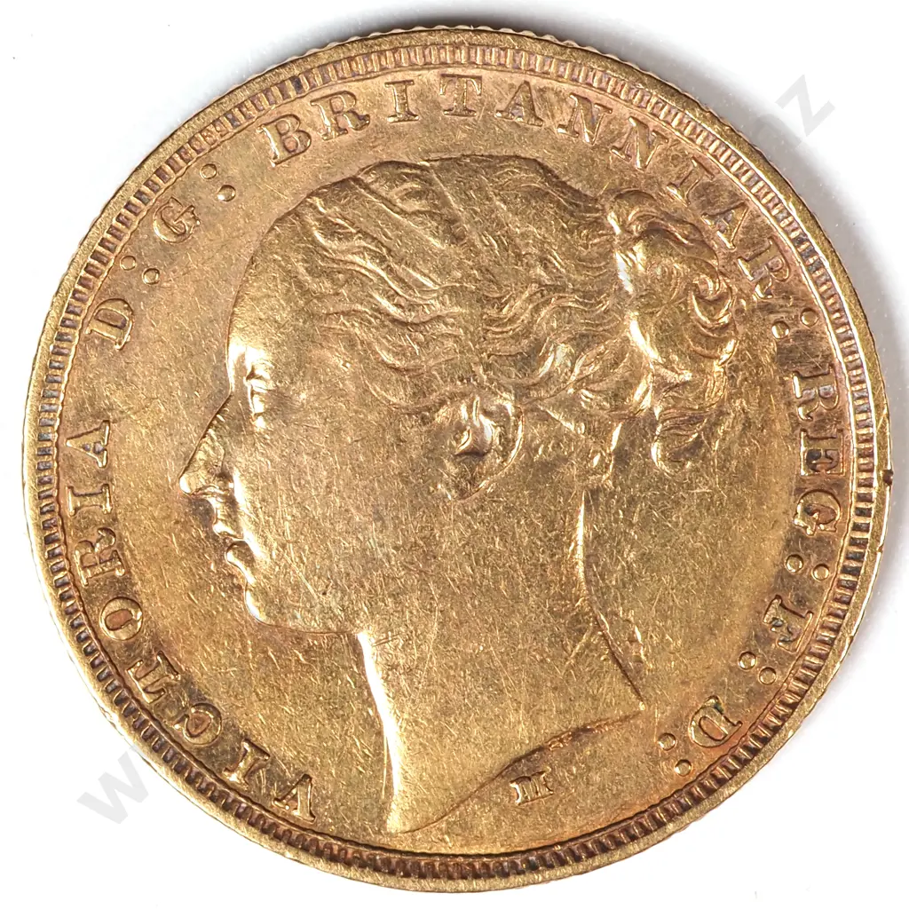 1882 Melbourne Full Sovereign Coin Image 1++