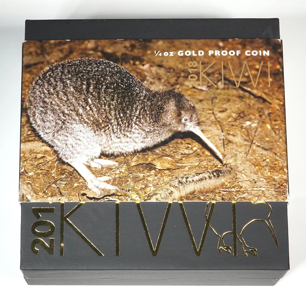 2018 Kiwi Gold 1/4 Ounce Proof Coin  Image 1++