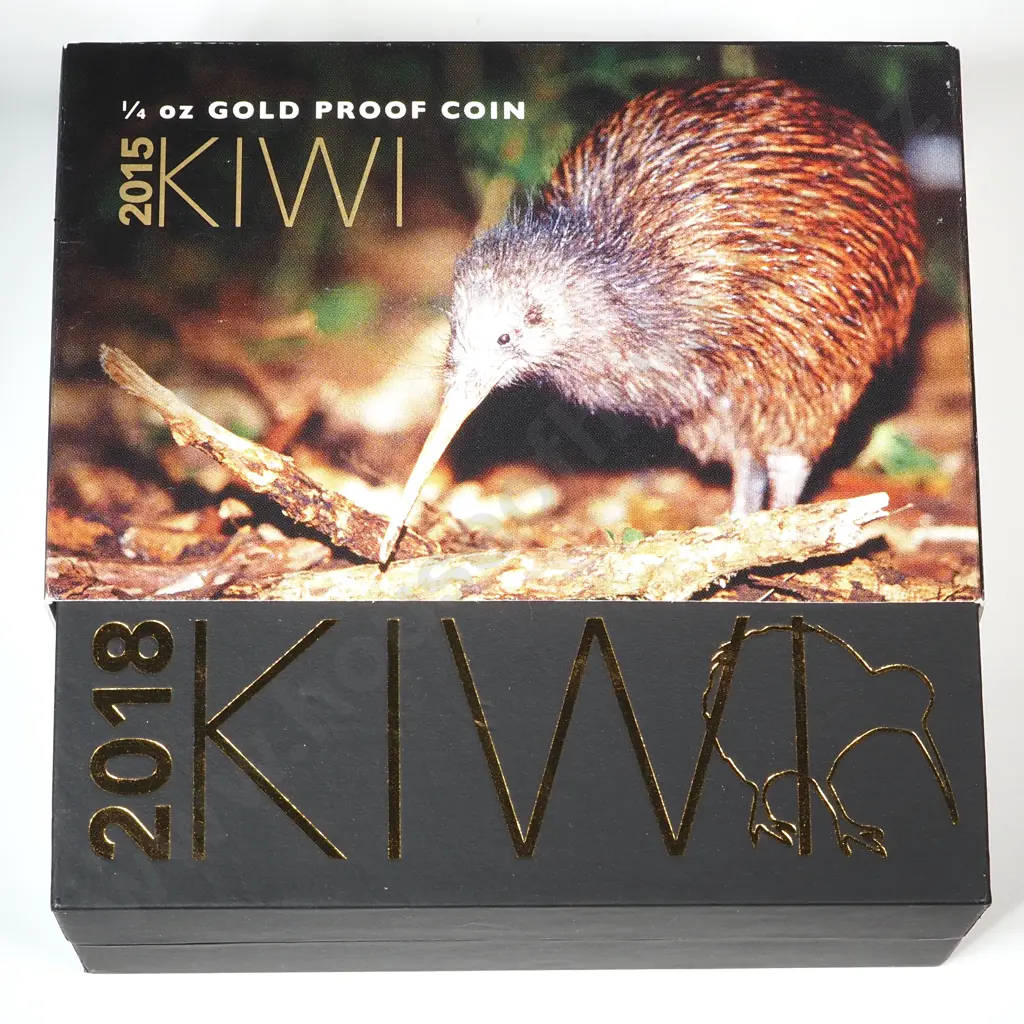 2015 Kiwi Gold 1/4 Ounce Proof Coin  Image 1++
