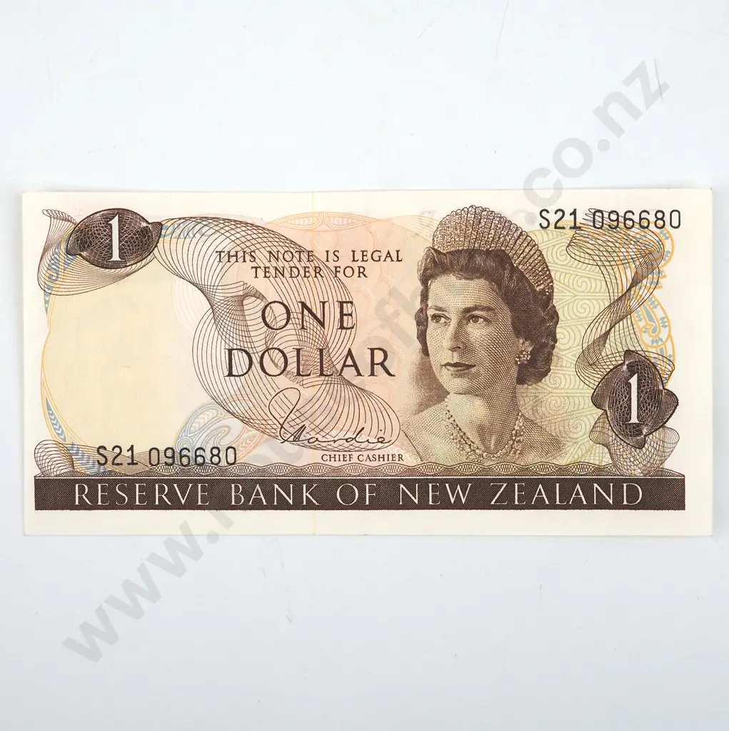 New Zealand One Dollar Hardie Banknote - AUNC  Image 1++
